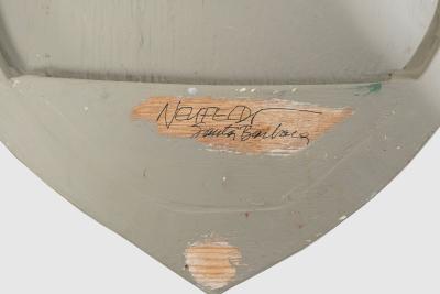 Neufeldt Max Max Neufeldt Branch Heart Collage Assemblage Sculpture 1990