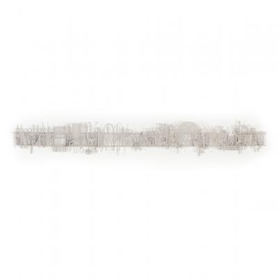 Neufeldt Max Max Neufeldt Metal Collage Assemblage Sculpture 1990