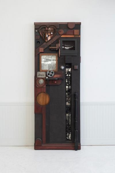 Neufeldt Max Max Neufeldt Robert Roan Reliquary of the Heart Monumental Collage Assemblage