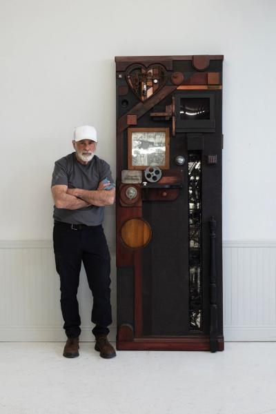 Neufeldt Max Max Neufeldt Robert Roan Reliquary of the Heart Monumental Collage Assemblage