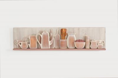 Neufeldt Max Max Neufeldt Still Life Shelf Assemblage Sculpture 1995