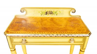 New England Painted Federal Side Table