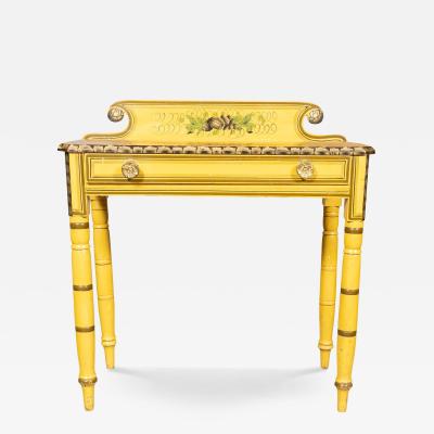New England Painted Federal Side Table