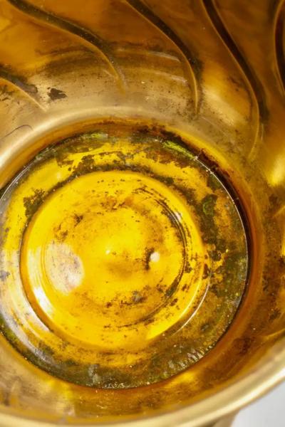 Newly Professionally Polished Hollywood Regency Wine Champagne Bucket on Stand