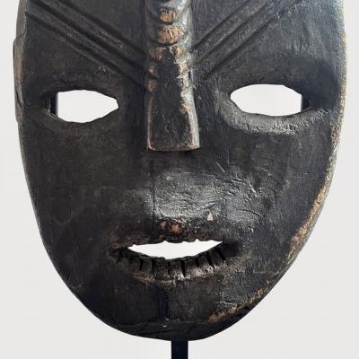Ngbaka Congolese Tribal Mask for Initiation Rituals Early 20th Century