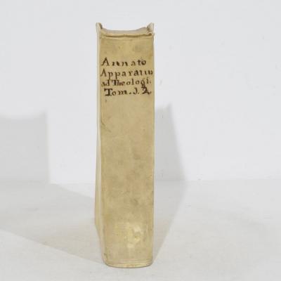 Nice Collection of 18th 19th Century Weathered Spanish Italian Vellum Books