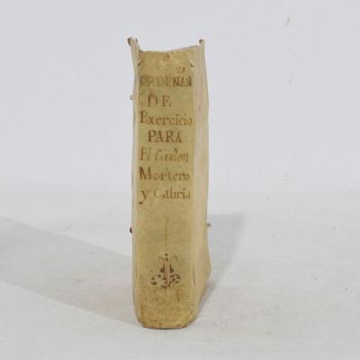 Nice Collection of 18th Century Weathered Spanish Vellum Books