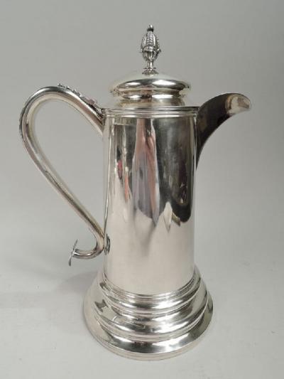 Nicholas James Bogert New York Federal Classical Coin Silver Flagon by Nicholas James Bogert