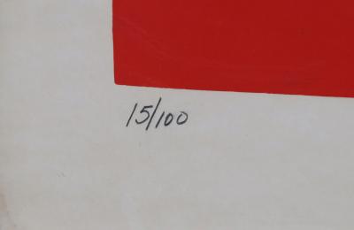 Nicholas Krushenick 1964 Nicholas Krushenick Color Lithograph 15 100