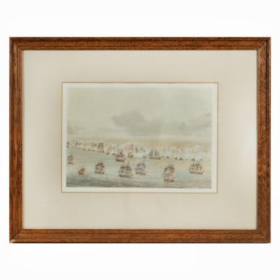 Nicholas Pocock Nicholas Pocock The Glorious First of June ink watercolour on paper