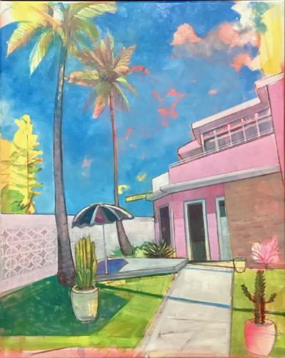Nick Olsen Coolangatta Pink