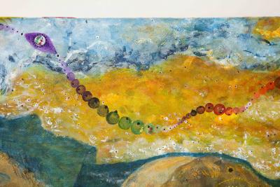 Nick Stavrides Amagansett Sunset by Nick Stavrides Oil on Canvas