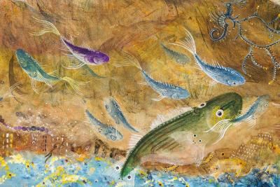 Nick Stavrides Amagansett Sunset by Nick Stavrides Oil on Canvas