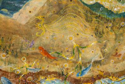 Nick Stavrides Amagansett Sunset by Nick Stavrides Oil on Canvas