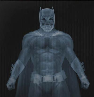Nick Veasey Batman vs Superman lenticular