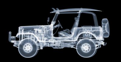 Nick Veasey C17 Jeep surfer