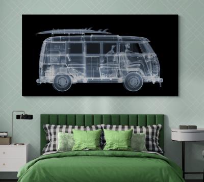 Nick Veasey Camper Van on the Road 9 