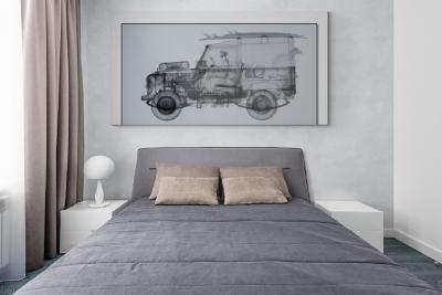 Nick Veasey Land Rover Surfer Grey