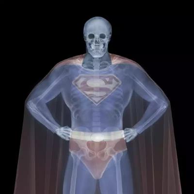 Nick Veasey Superman in Colour