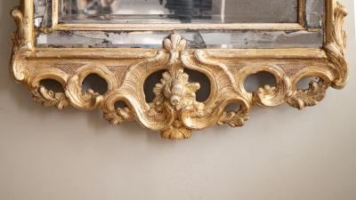 Niclas Meunier Swedish 18th Century Rococo Mirror