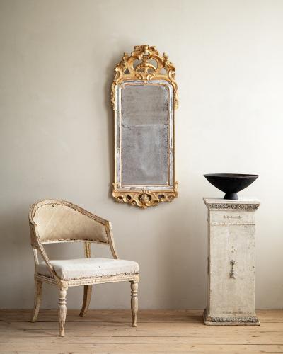 Niclas Meunier Swedish 18th Century Rococo Mirror