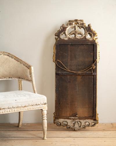 Niclas Meunier Swedish 18th Century Rococo Mirror