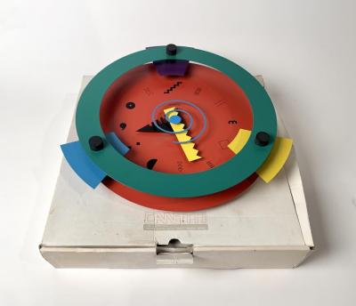 Nicolai Canetti Memphis Period Clock by Nicolai Canetti