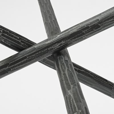 Nicolas Aubagnac ALADIN Forged steel and Hainaut stone coffee table