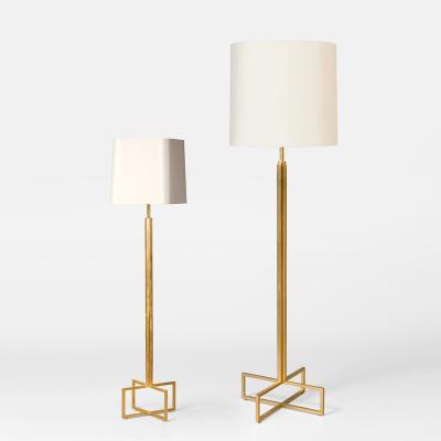 Nicolas Aubagnac PHIDIAS Floor lamp with 24k gold leaf frame