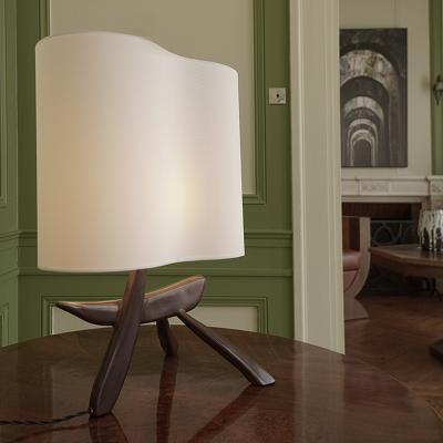 Nicolas Aubagnac TAO Bronze and taffeta table lamp