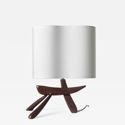 Nicolas Aubagnac TAO Bronze and taffeta table lamp