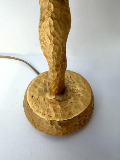 Nicolas De Wael Pair of Lamps Gilt Metal by Nicolas De Wa l for Fondica France 2000s