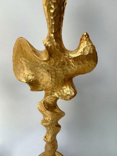 Nicolas De Wael Pair of Lamps Gilt Metal by Nicolas De Wa l for Fondica France 2000s