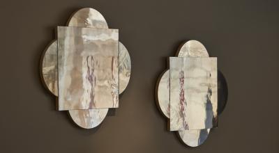 Nicolas Reese Studiolo mirror by Nicolas Reese