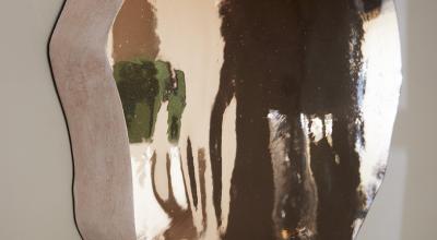 Nicolas S bastien Reese Pink Nev mirror by Nicolas and S bastien Reese