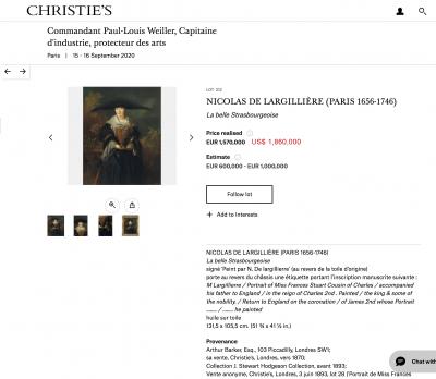 Nicolas de Largilli rre Portrait Of Elisabeth Marguerite The Artists Daughter