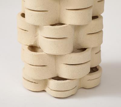 Nicole Fichot Terracotta Table Lamp Model 2 by Nicole Fichot
