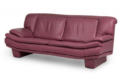 Nicoletti Salotti Set of 3 Nicoletti Salotti for Interline Italia Contemporary c 1980s Lilac L