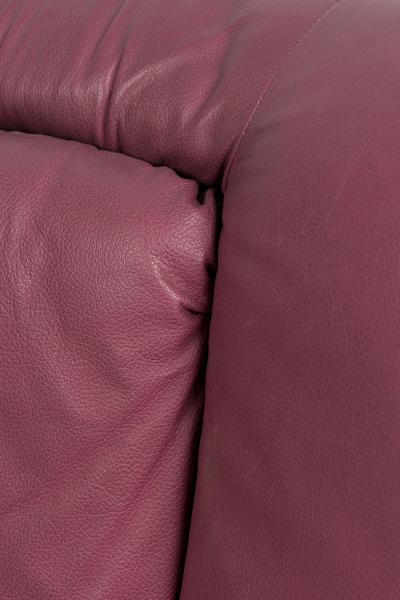 Nicoletti Salotti for Interline Italia Contemporary c 1980s Lilac Leather Cl