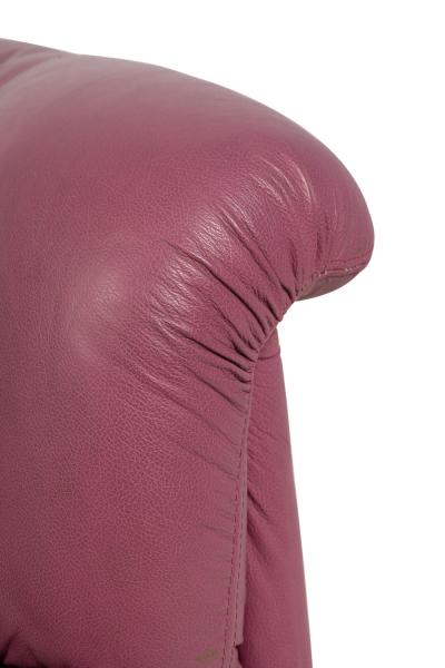 Nicoletti Salotti for Interline Italia Contemporary c 1980s Lilac Leather Cl