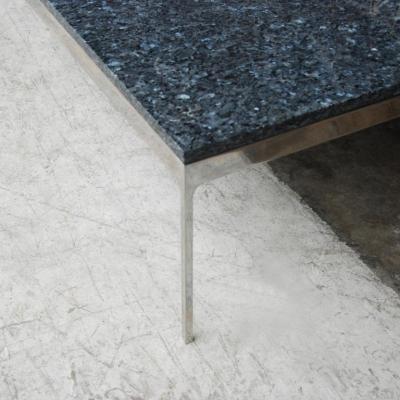 Nicos Zographos Granite Stainless Steel TA35 Series Zographos Coffee Table