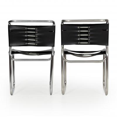 Nicos Zographos Pair of Mid Century Modern CH66 Dining Chairs by Nicos Zographos