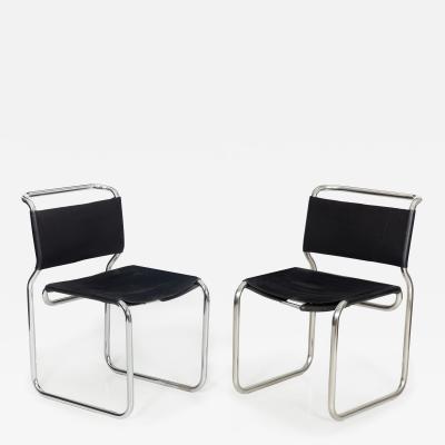 Nicos Zographos Pair of Mid Century Modern CH66 Dining Chairs by Nicos Zographos