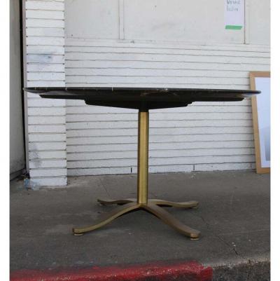 Nicos Zographos Zographos Bronze Marble Dining Table