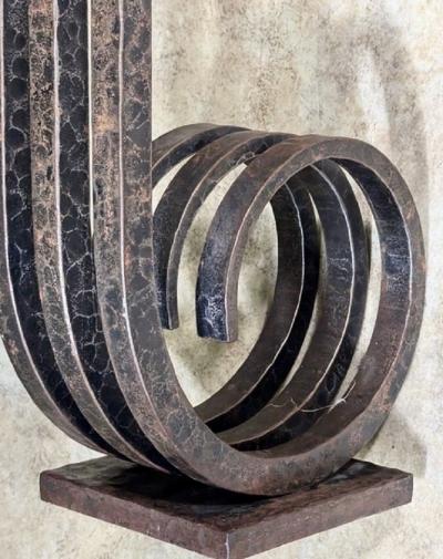 Nics Fr res Nics Freres forged iron console