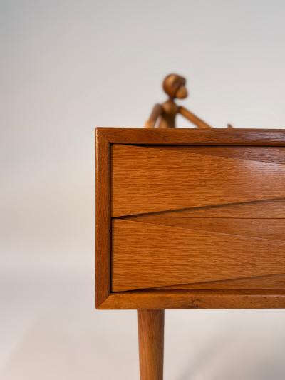 Niels Clausen Single Nightsand by Niels Clausen in Oak Circa 1960s