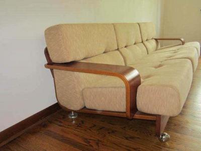 Niels Eilersen Rare N Eilersen Danish Modern Teak Three Seat Sofa Mid Century
