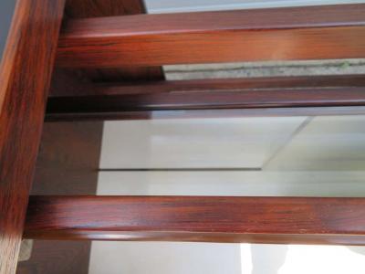 Niels Erik Glasdam Jensen Stunning Rosewood Expansion Bar Cart by Niels Erik Glasdam Jensen