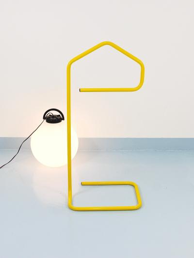 Niels Gammelgaard Niels Gammelgaard Yellow Post Modern Clothing Valet Dressing Stand 1980s
