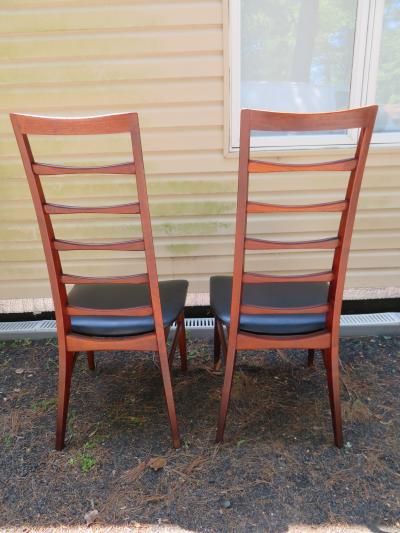 Niels Koefoed 6 Lovely Niels Kofoed style Teak Danish Modern Ladderback LIZ Chair